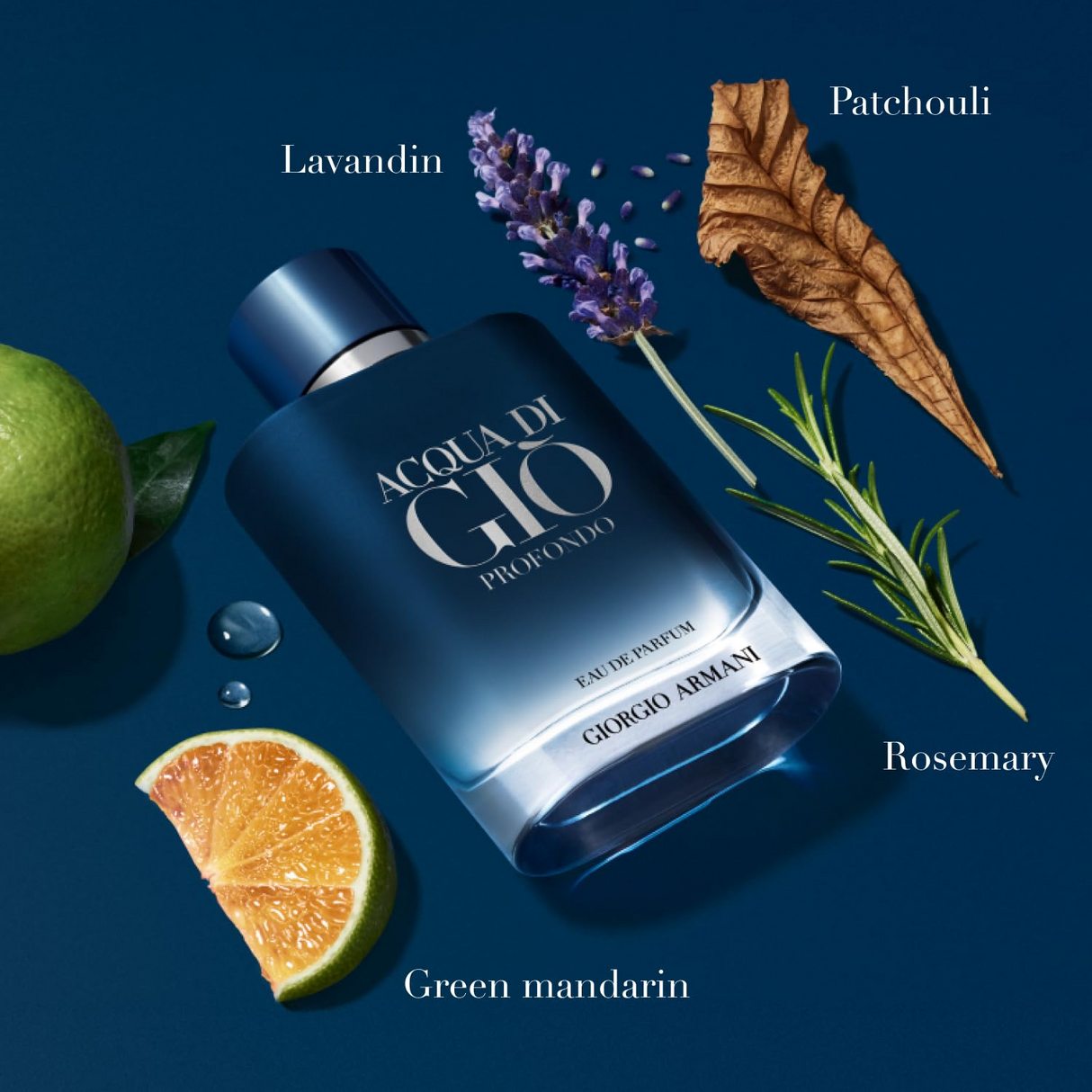 100ml Giorgio Armani Acqui Di Gio Profondo Eau De Parfum EDP Mens Fragrance