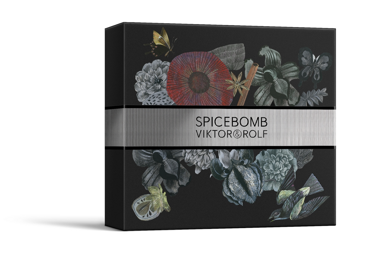 Viktor & Rolf Spicebomb Eau De Toilette Gift Set 90ml +10ml Mens Fragrance