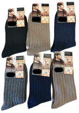 12x Mens Thermo Angora Wool Blend Work Socks - Heavy Duty Outdoor (EU41-EU47)