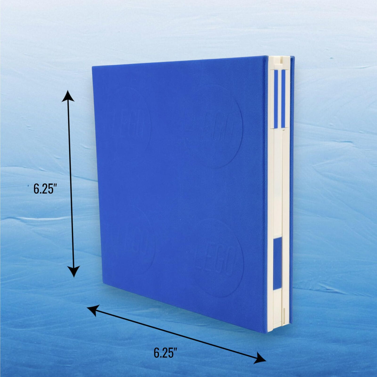 LEGO Locking Notebook with Gel Pen School Office Home in Blue