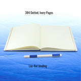 LEGO Locking Notebook with Gel Pen School Office Home in Blue