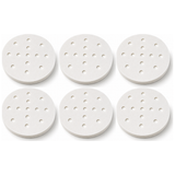600 pcs Non-Stick Parchment Steamer Liner Bulk Pack - 9cm Air Fryer Mat