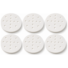 600 pcs Non-Stick Parchment Steamer Liner Bulk Pack - 9cm Air Fryer Mat