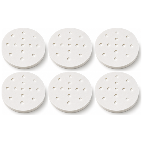 600pcs Non-Stick Parchment Steamer Liner Bulk Pack - 9cm Air Fryer Mat
