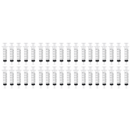 36x 5ml Dessert Syringes Pack - Cocktail Shooter/Cake Decorating (Party Crafts)
