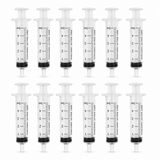 12x 5ml Dessert Syringes Pack - Cocktail Shooter/Cake Decorating (Party Crafts)