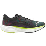 Mens Puma Deviate NITRO 2 Psychedelic Rush PUMA Black Lime Pow White - Size 11.5