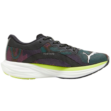 Mens Puma Deviate NITRO 2 Psychedelic Rush PUMA Black Lime Pow White - Size 11.5