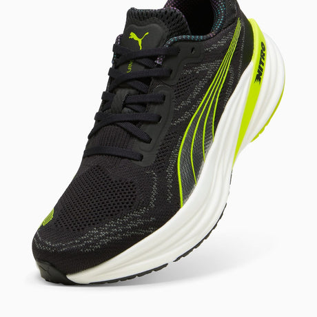 Mens Puma Magnify NITRO 2 Psychedelic Rush PUMA Black-Lime Pow - Size 12