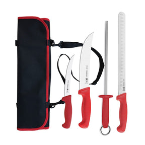 Tramontina 5pcs Low & Slow Knife BBQ Set Stainless Steel Blades w/ Nylon Pouch