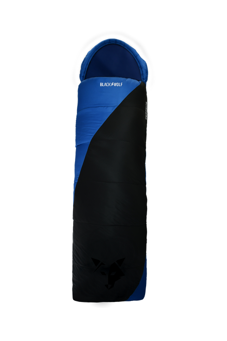 Campsite Summer +5 Sleeping Bag for Camping and Hiking in Marine Blue