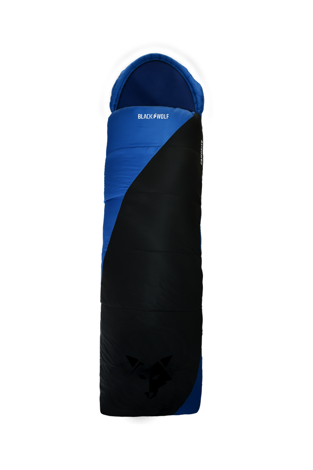 Campsite Summer +5 Sleeping Bag for Camping and Hiking in Marine Blue