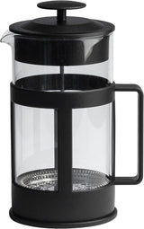 Euroline 1L Tea & Coffee Glass Plunger French Press (1000ml) - Black