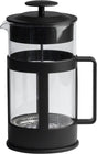 Euroline 1L Tea & Coffee Glass Plunger French Press (1000ml) - Black