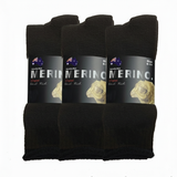 3 Pairs MERINO WOOL SOCKS Mens Heavy Duty Premium Thick Work Socks in Brown