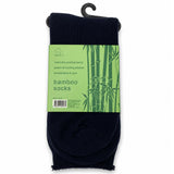 3 Pairs Premium Bamboo Works Socks - Navy Blue (Mens Heavy Duty Thick Socks w/ Cushion & Anti-Odour)