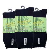 3 Pairs PREMIUM BAMBOO SOCKS Mens Heavy Duty Thick Work Socks Cushion BULK - Assorted Colour Pack