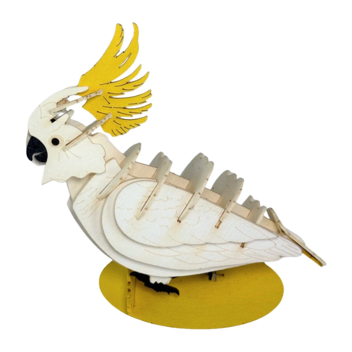 Bocchetta 3D Felt Puzzle Cockatoo (Australian Animal Craft Kit Souvenir Gift)