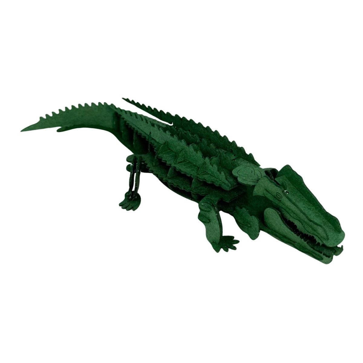 Bocchetta 3D Felt Puzzle Crocodile (Australian Animal Craft Kit Souvenir Gift)