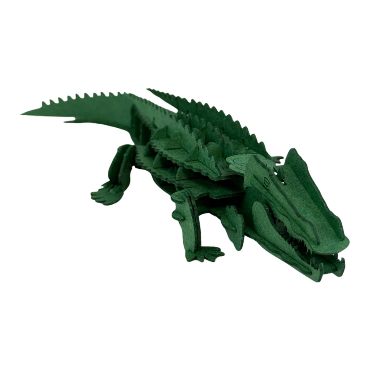 Bocchetta 3D Felt Puzzle Crocodile (Australian Animal Craft Kit Souvenir Gift)