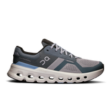 On Mens Cloudrunner 2 Running Shoes Sneakers in Alloy/Chambray 