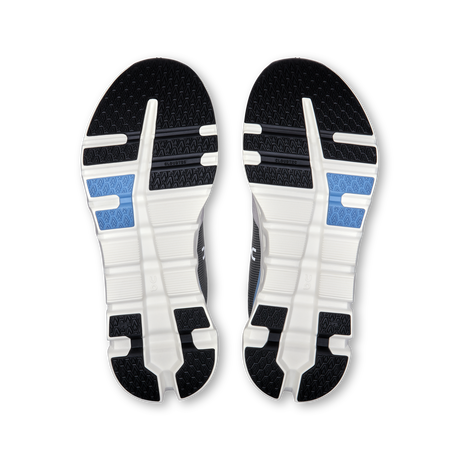 On Mens Cloudrunner 2 Running Shoes Sneakers in Alloy/Chambray 