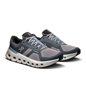 On Mens Cloudrunner 2 Running Shoes Sneakers in Alloy/Chambray  - US 12