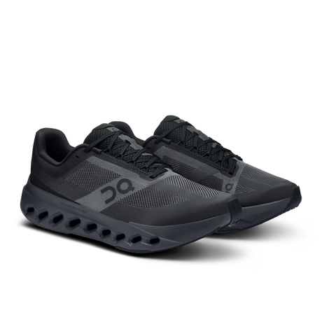 On Mens Cloudsurfer Next Running Shoes Sneakers in Black/Eclipse