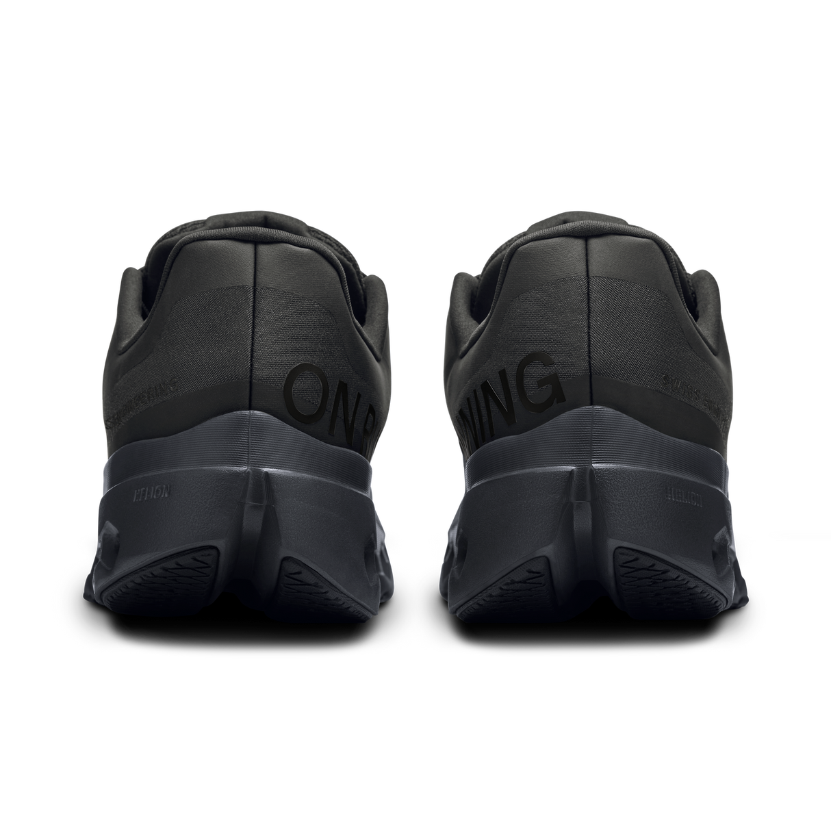 On Mens Cloudsurfer Next Running Shoes Sneakers in Black/Eclipse