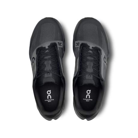 On Mens Cloudsurfer Next Running Shoes Sneakers in Black/Eclipse