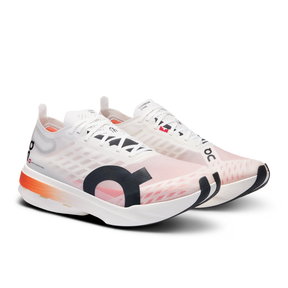 On Mens Cloudbloom Strike Running Shoes Sneakers in White/Black - US 12