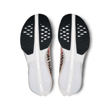 On Mens Cloudbloom Strike Running Shoes Sneakers in White/Black