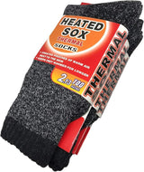3 Pairs Mens Thermal Heated Socks Bulk Pack (6-11 UK) - Warm Winter Work Ski Socks