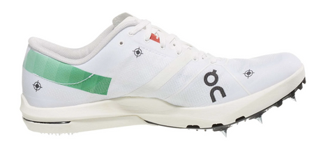 On Cloudspike 10000m Running Spikes Womens Sprinting Track Field Shoes in White/Mint