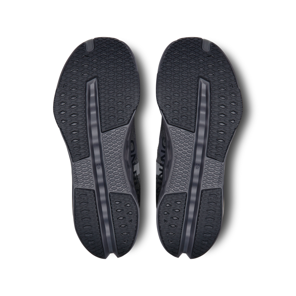 On Womens Cloudsurfer Next Running Shoes Sneakers in Black/Eclipse