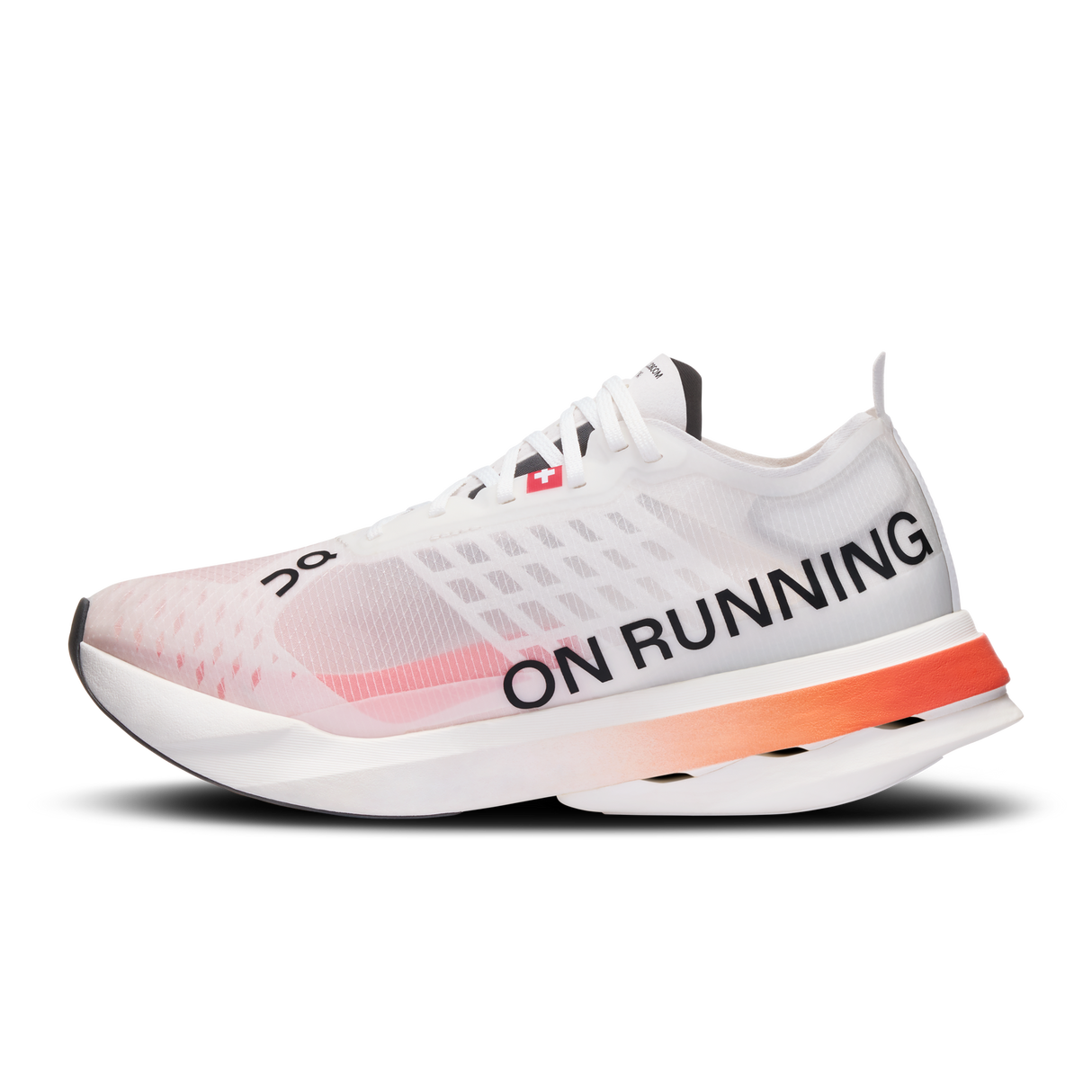 On Womens Cloudbloom Strike Running Shoes Sneakers in Black/White
