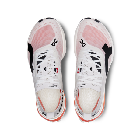 On Womens Cloudbloom Strike Running Shoes Sneakers in Black/White