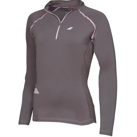 BABOLAT Womens 1/2 Zip Core Long Sleeve Top Tennis Sports Gym Training - XL