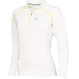 BABOLAT Womens 1/2 Zip Core Long Sleeve Top Tennis Sports Gym Training