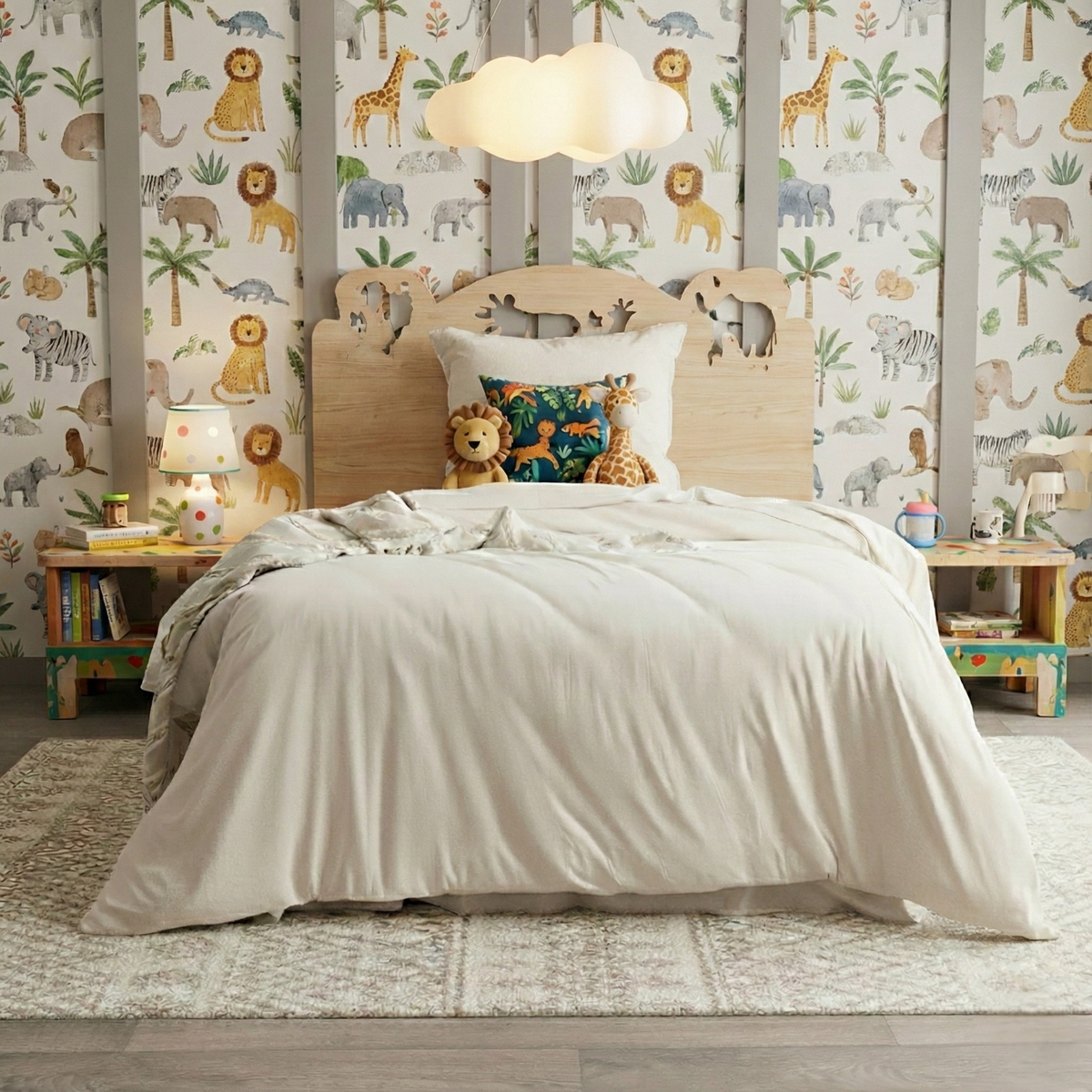 Renee Taylor Comfort T's Organic Cotton Jersey Quilt Cover Set - Oatmeal (OEKO-TEX Certified)