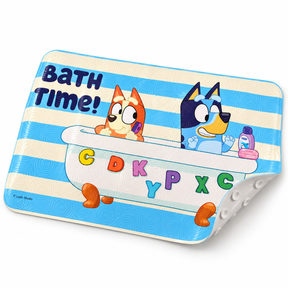 Bluey Non-Slip Bath Mat Bathroom Carpet (68.5cm x 39cm) - Officially Licensed