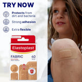 Elastoplast Fabric Extra Flexible Plaster - Pack of 40