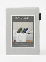 Renee Taylor 400TC Egyptian Cotton Bed Sheet Set - Antarctica (OEKO-TEX Certified)