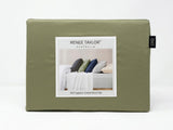 Renee Taylor 400TC Egyptian Cotton Sheet Set - Basil (OEKO-TEX Certified Sateen)