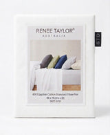 Renee Taylor 400TC Egyptian Cotton Sheet Set - White (OEKO-TEX Certified Sateen)