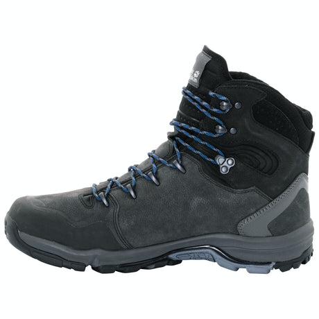 Jack Wolfskin Mens Hiking Boots Waterproof Shoes Altiplano Prime Texapore Mid - Phantom - Phantom