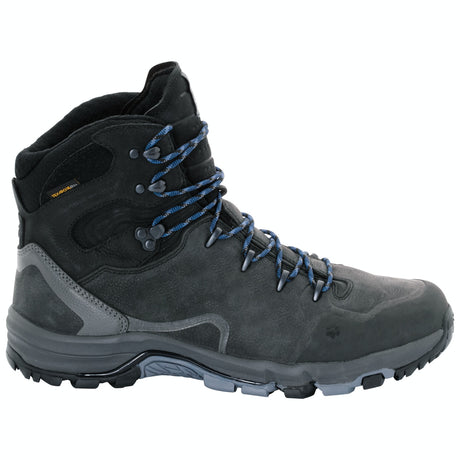 Jack Wolfskin Mens Hiking Boots Waterproof Shoes Altiplano Prime Texapore Mid - Phantom - Phantom