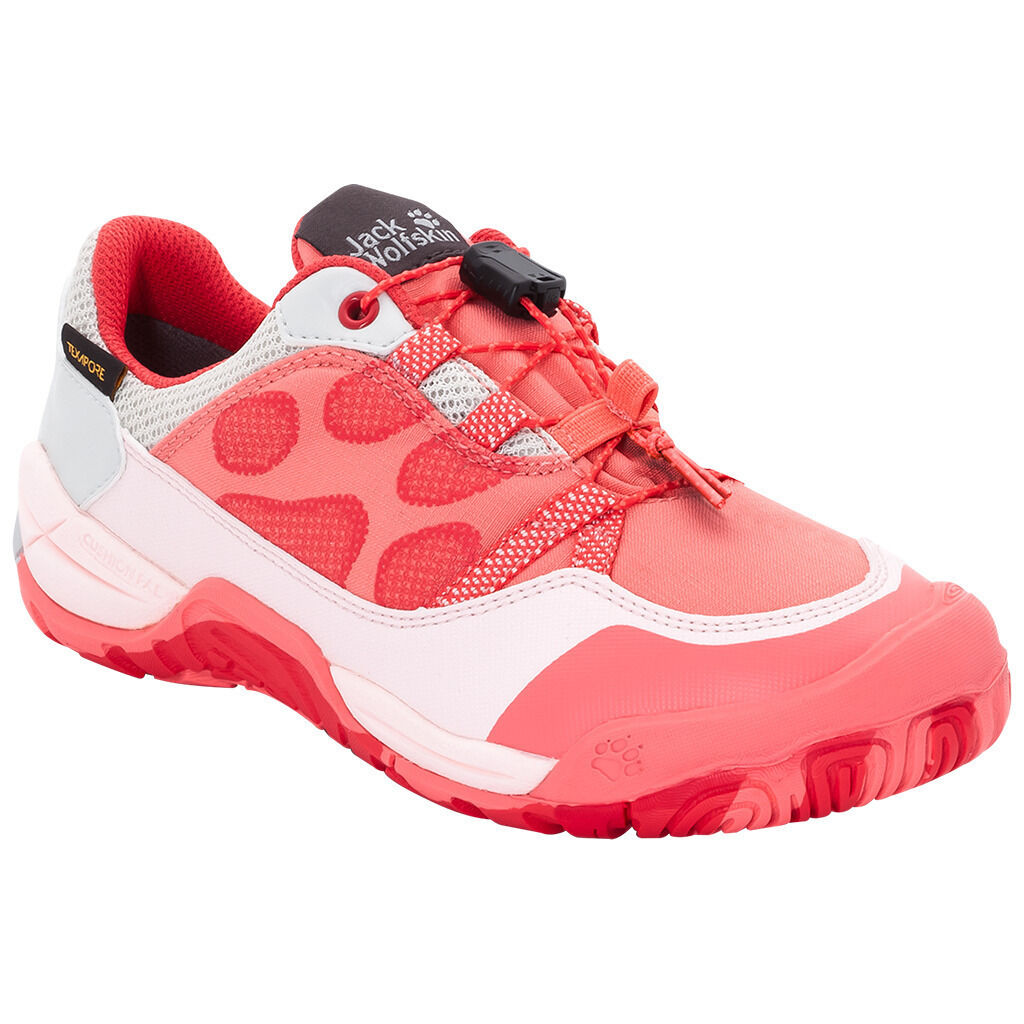 Jack Wolfskin Jungle Gym Texapore Low Kids Sneakers - Flamingo (Boys/Girls Shoes)
