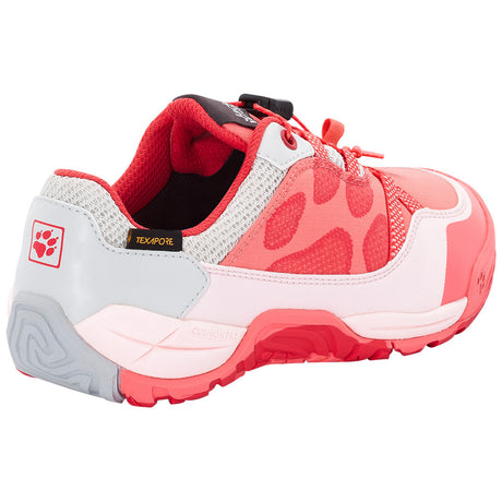 Jack Wolfskin Jungle Gym Texapore Low Kids Sneakers - Flamingo (Boys/Girls)