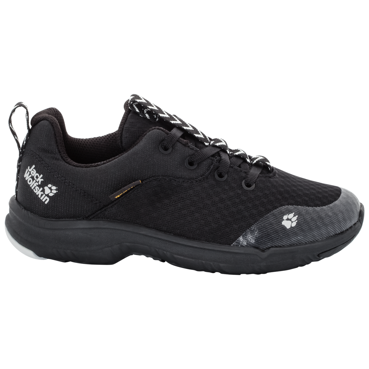 Jack Wolfskin Phoenix Texapore Low Girls Hiking Shoes - Black
